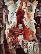Delaunay, Robert Red Tower oil